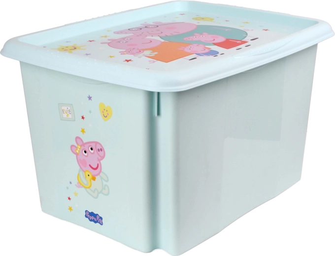 Opbergbox met deksel Peppa Pig 30 l