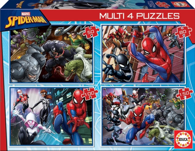 Educa Puzzel Spiderman 4-in-1