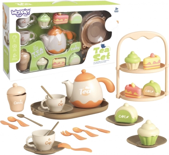 WOOPIE theeservies en dessertset voor kinderen 25 stuks
