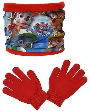 Colsjaal en handschoenen Paw Patrol