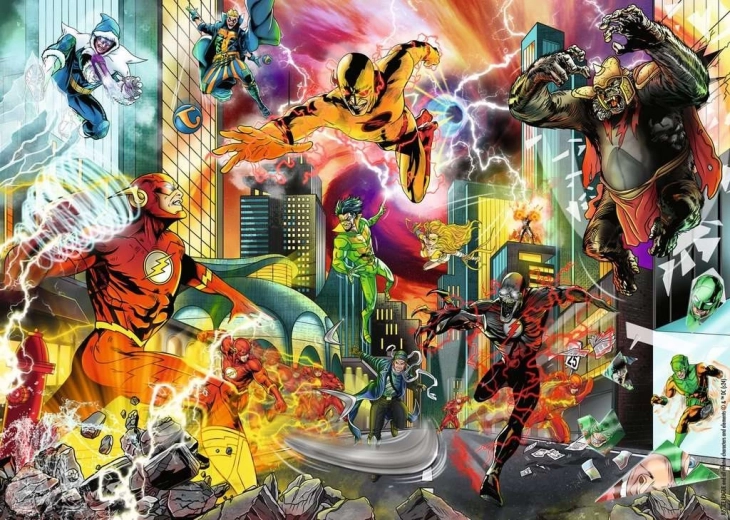 Ravensburger puzzel DC Comics: Flash 1000 stukjes