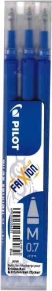 Navulpatronen PILOT FriXion 0,7 mm – blauw, 3 stuks