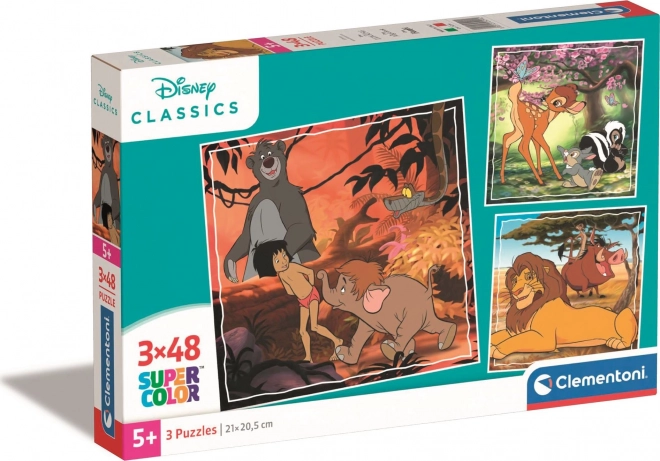 Puzzel CLEMENTONI Disney Klassiek 3×48 stukjes
