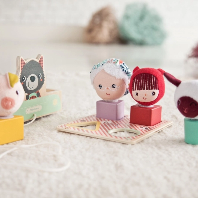 Trekkar Lilliputiens wolf Ludvík met activiteiten en vormsorter