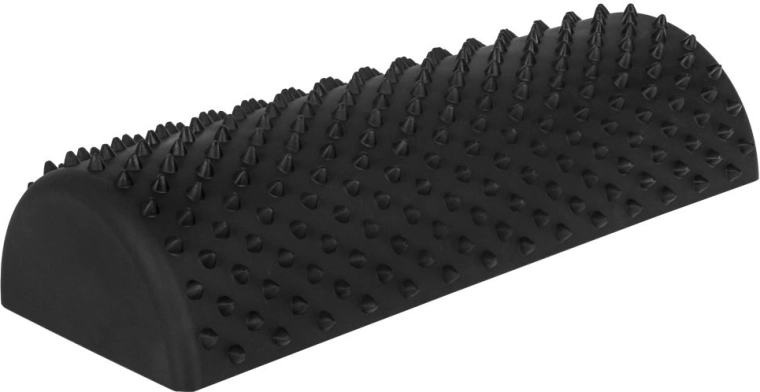 TULLO halve massagerol met stimulerende noppen – zwart