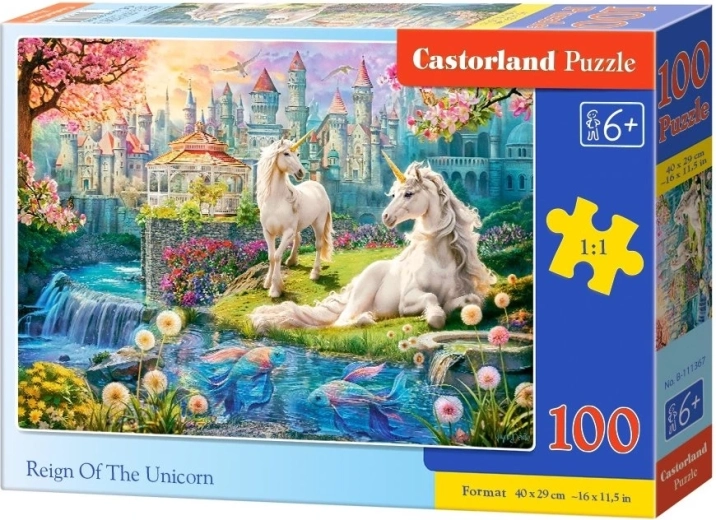 Castorland puzzel Eenhoornkoninkrijk 100 stukjes