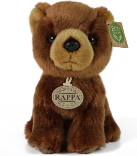 Rappa pluchen bruine beer 18 cm Eco-Friendly