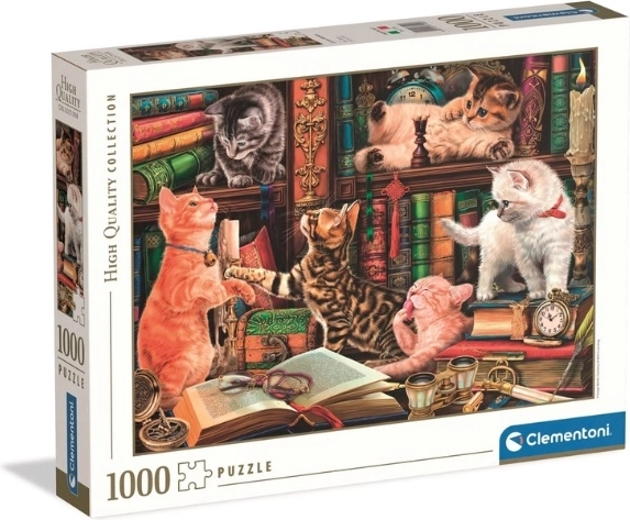 Clementoni High Quality puzzel 1000 stukjes Curious Whiskers