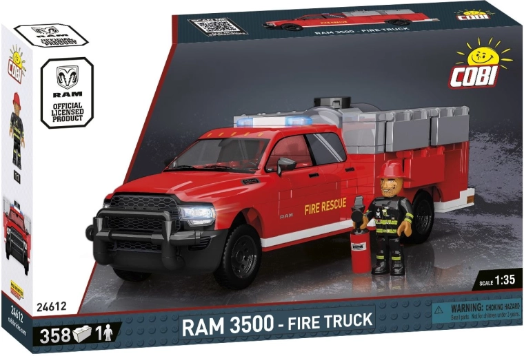 Cobi RAM 3500 brandweer 1:35 (358 stenen, figuur)
