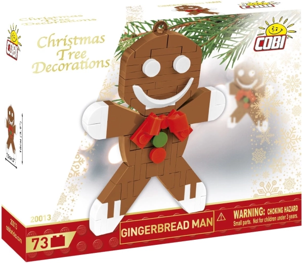 Cobi kerstboomversiering peperkoekmannetje (73 onderdelen) - 1 stuk
