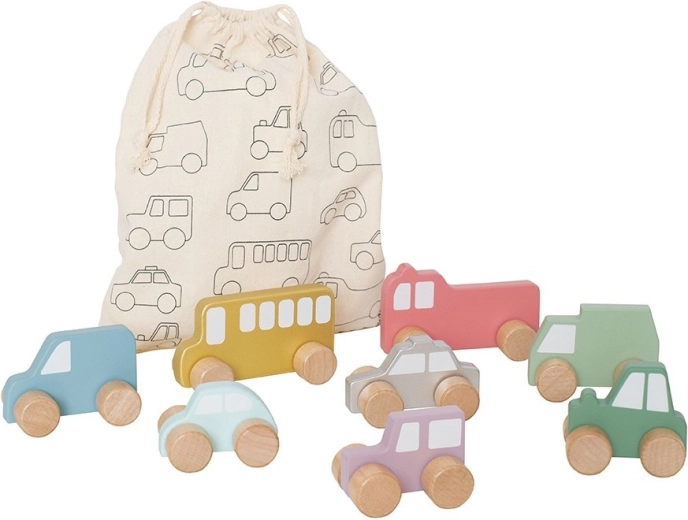 JABADABADO eerste autootjes (8 stuks)