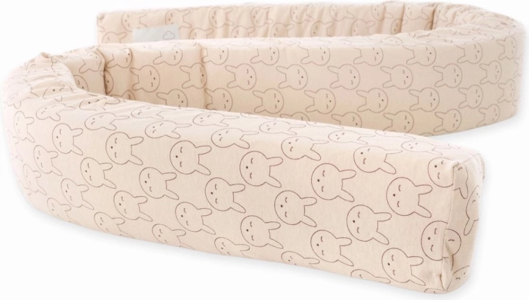 Träumeland bedomrander in slangvorm kuschelhase beige