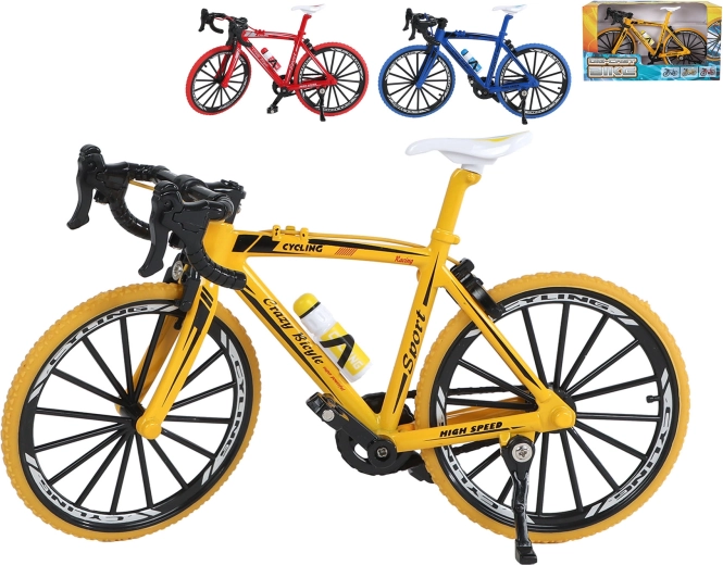 Metalen racefiets 17,5 cm - 1 stuk
