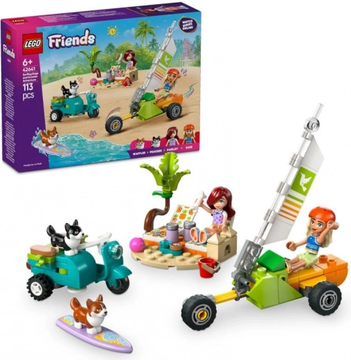 Lego Friends avontuur met surfende hondjes en scooter