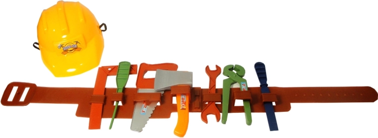 Gereedschapsset voor kinderen met helm