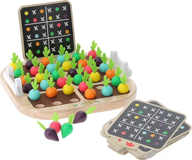 Houten Groente Sudoku voor Kinderen