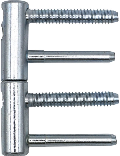 Deurscharnier TRIO 15 compleet, blauw zink (10 stuks)