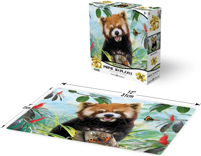 3D-puzzel rode panda 48 stukjes