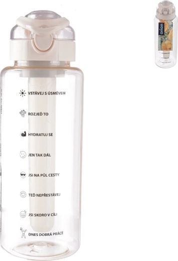 Tritan drinkfles 1 l met Loop A-dop en ijsinzet