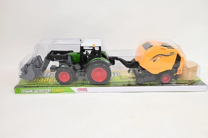 Tractor met landbouwmachine