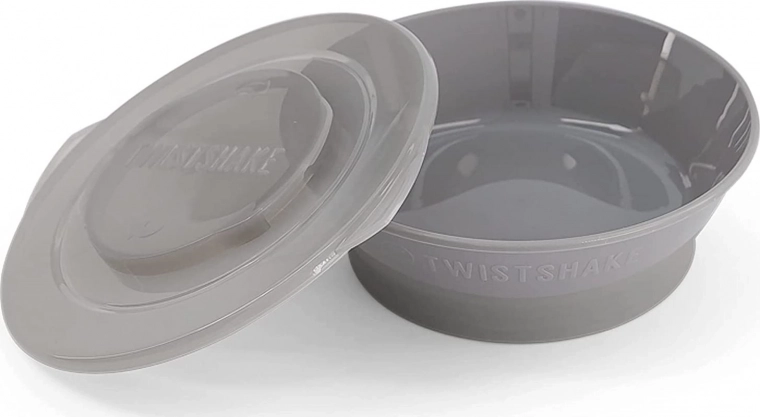 Twistshake kom grijs
