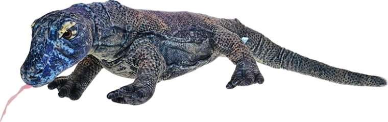Pluchen Komodovaraan 90 cm