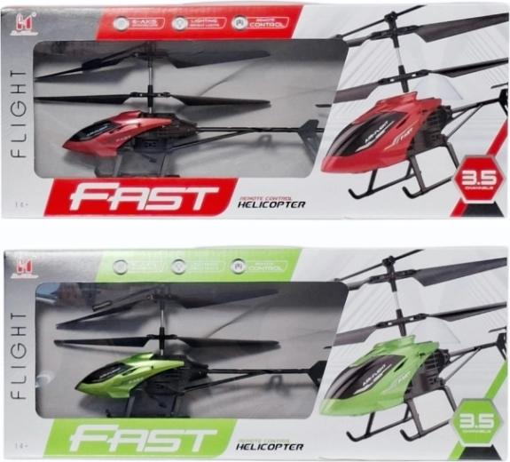 RC-helikopter met afstandsbediening en oplader