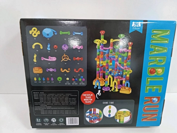 Lichtgevende knikkerbaan voor in het donker – 150 delen