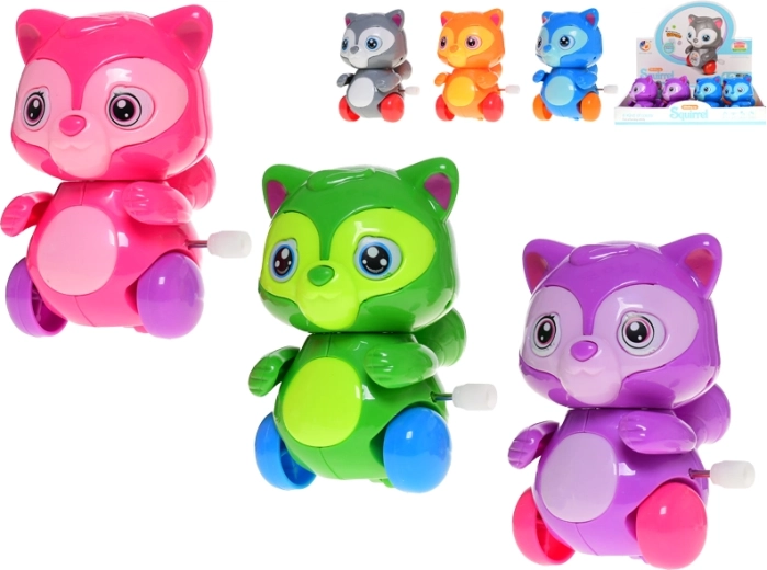 Sleutelopwindbare eekhoorn – rijdend interactieve speelgoed voor kinderen