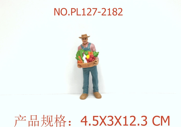 Boerenfiguur 12,3 cm - 1 stuk