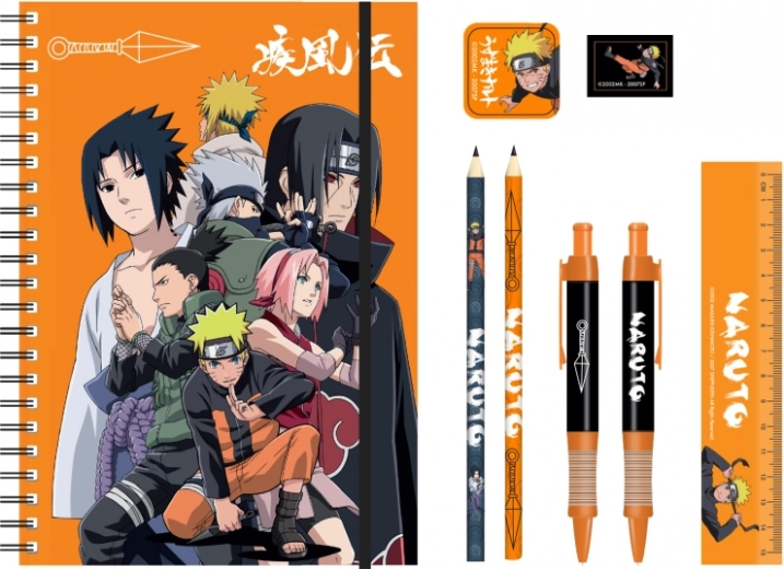 Schoolset Naruto A4