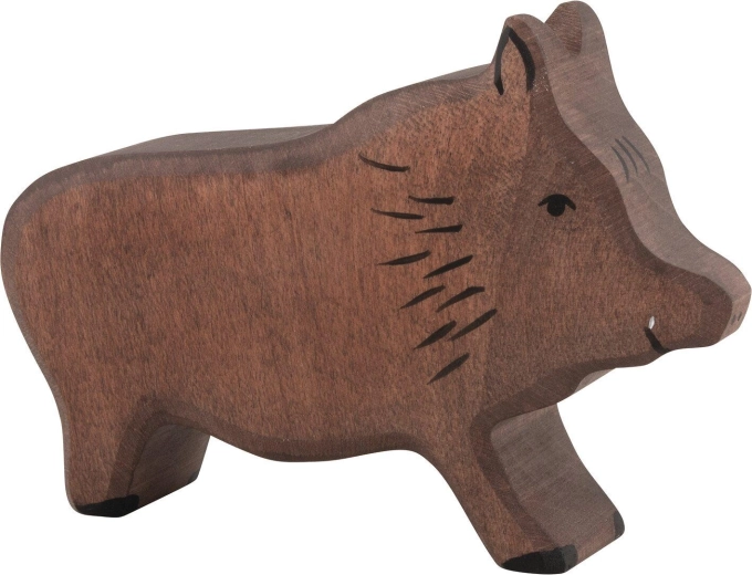Holztiger wild zwijn - 1 stuk