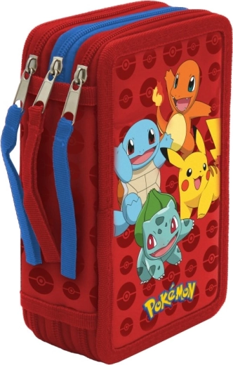 Pokémon drievaks gevuld etui