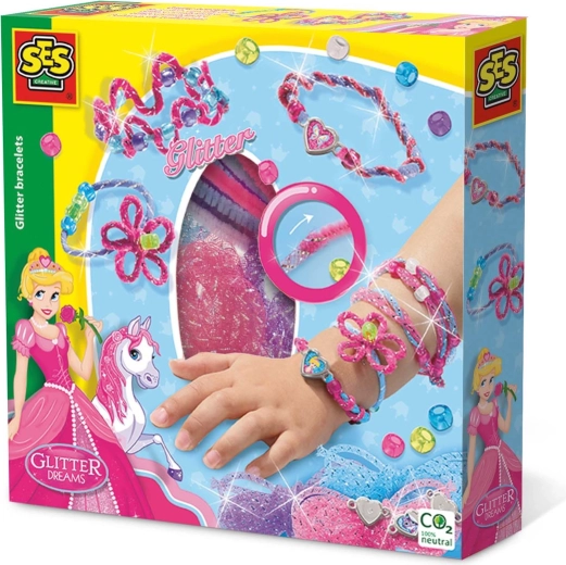 Set voor het maken van glinsterende armbanden voor prinsessen