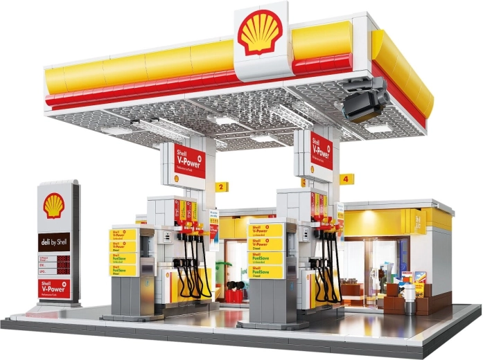 CaDA Shell-tankstation met winkel en autowasstraat 1:30