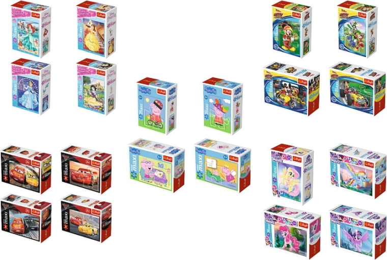 Puzzle Mini Maxi – kleurrijke puzzels voor de allerkleinsten, 20 stukjes