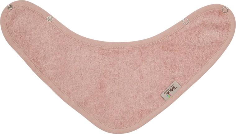 Timboo bandana-slabbetje Misty Rose 36 × 22 cm