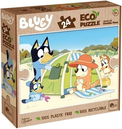 Lisciani Eco dubbelzijdige puzzel Bluey 24 stukjes