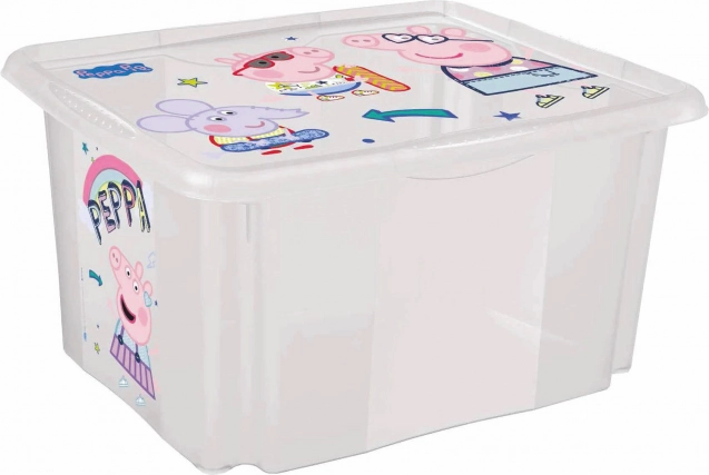 Opbergbox met deksel Grote Peppa Pig