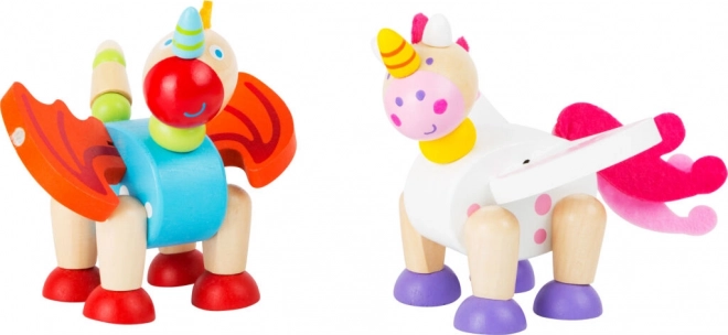 Flexibele houten figuur Small Foot – Eenhoorn