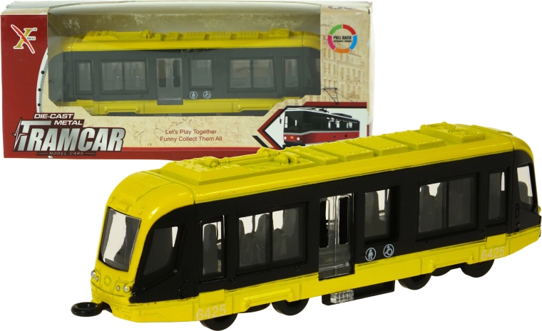 Metalen tram met mechanische aandrijving