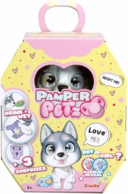 figuur Pamper Petz Husky – interactief puppy met drinken en plassen