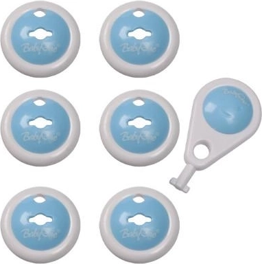 Stopcontactbeveiligers BABY ONO, 6 stuks, wit