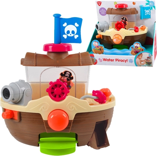 Playgo piratenschip voor in bad met watereffecten
