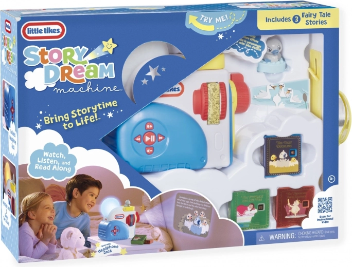 Verhalenprojector en nachtlampje Little Tikes Story Dream Machine met set van 3 verhalen