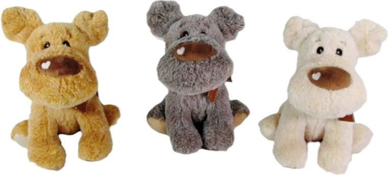 Pluchen hondje 23 cm voor kinderen