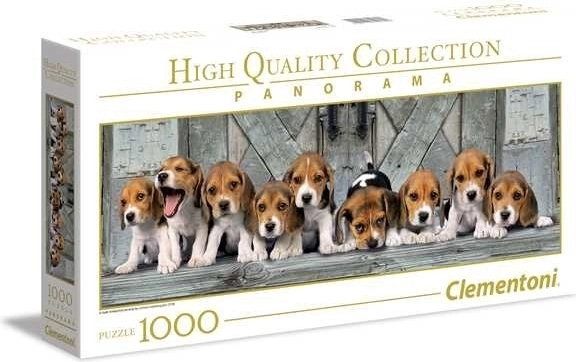Panorama Puzzel 1000 Stukjes Beagle Clementoni