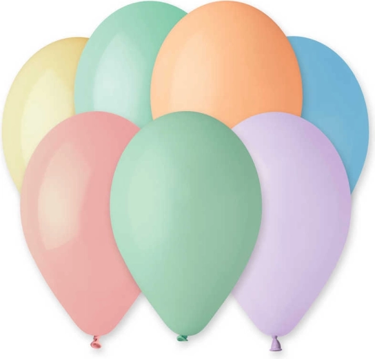 Gemar pastel latex ballonnen 26 cm – set van 10 stuks