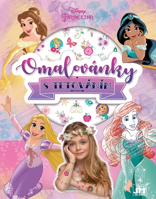 Kleurboek met Disney Prinsessen-tatoeages