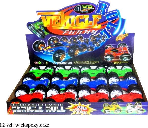 Salto-auto met frictieaandrijving